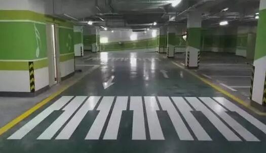 威县仓库划线